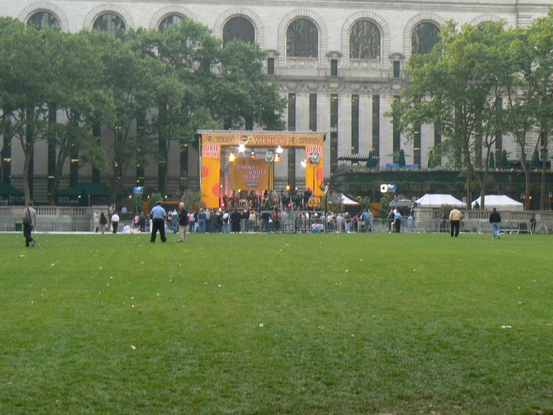 Bryant Park: concert au bryant park 3